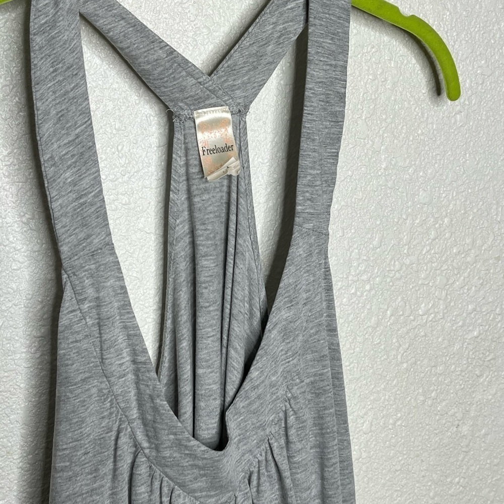 Freeloader Razor Back Gray Tank Top Sz Large - Picture 2 of 7